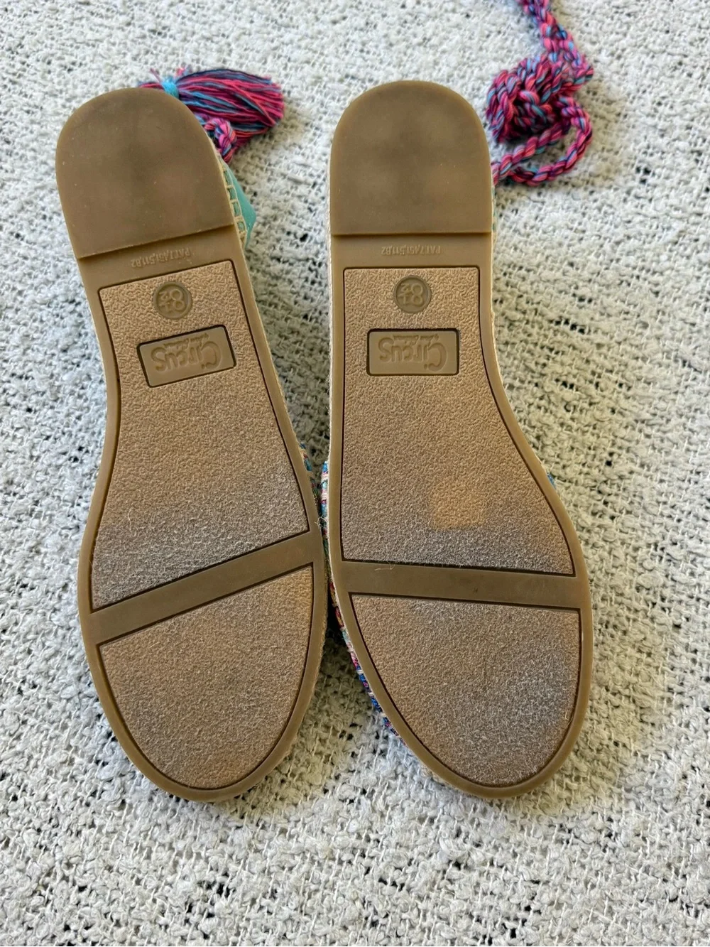 Circus by Sam Edelman Blue Tropical Espadrille Sandals 8.5